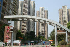 重庆天邻风景小区单元门